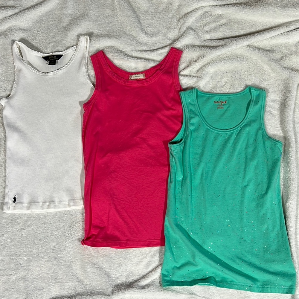 Girls size large tank tops - Set of 3